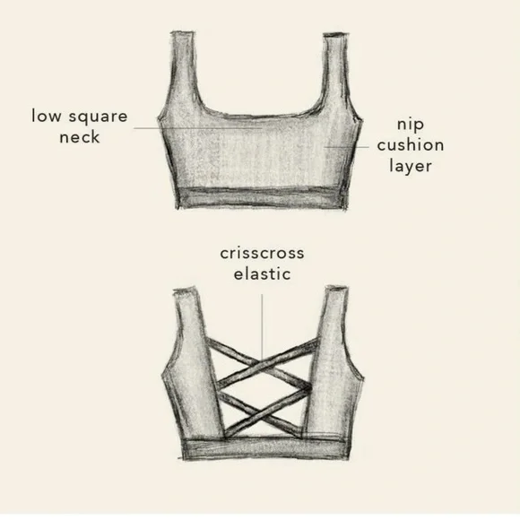 Blogilates Crisscross Sports Bra Teal Blue NWT - Picture 8 of 8